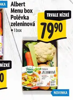 Albert Menu box polévka zeleninová nabídka