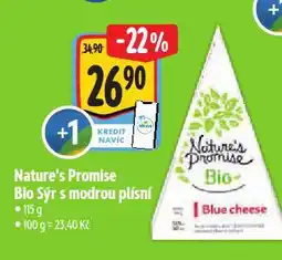 Albert Bio sýr s modrou plísní nabídka