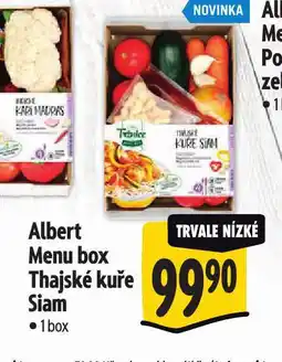 Albert Menu box thajské kuře siam nabídka