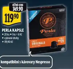 Albert Perla kávové kapsle nabídka