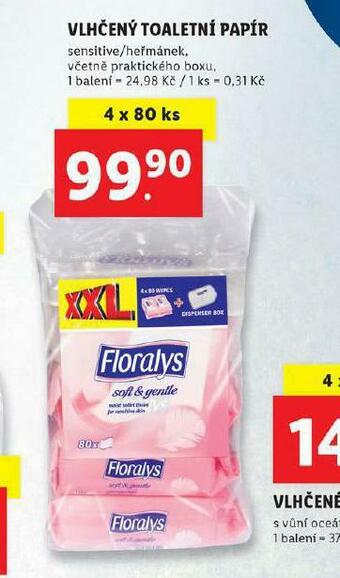 Lidl Vlhčený toaletní papír nabídka