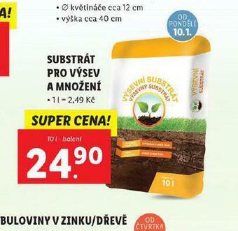 Lidl Substrát pro výsev a množení nabídka