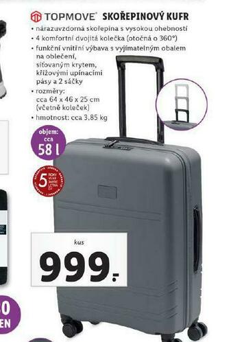 Lidl Skořepinový kufr nabídka