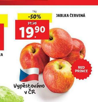 Lidl Jablka červená nabídka