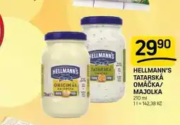 Flop Hellmann's tatarská omáčka, majonéza 210ml, vybrané druhy nabídka