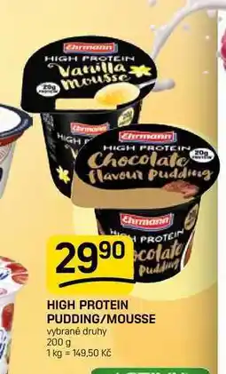 Flop HIGH PROTEIN PUDDING/MOUSSE vybrané druhy nabídka
