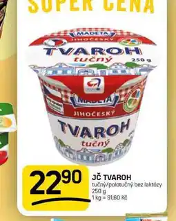 Flop JČ TVAROH tučný/polotučný bez laktózy nabídka