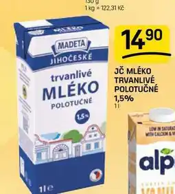 Flop JČ MLÉKO TRVANLIVÉ POLOTUČNÉ 1,5% nabídka