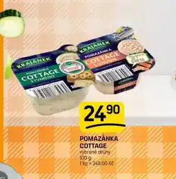 Flop POMAZÁNKA COTTAGE vybrané druhy nabídka