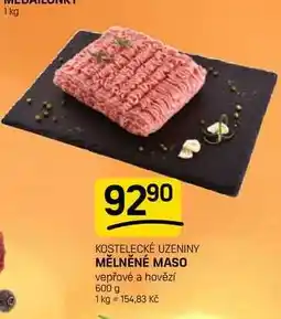 Flop MĚLNĚNÉ MASO vepřové a hovězí nabídka