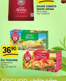 Flop ČAJ TEEKANNE vybrané druhy nabídka