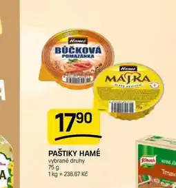 Flop PAŠTIKY HAMÉ vybrané druhy nabídka