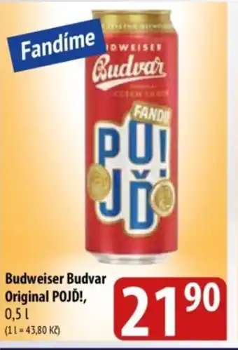 Budweiser Budvar Original POJĎ!