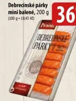 Bala Debrecínské párky mini balené nabídka
