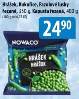 Bala Nowaco Hrášek, Kukuřice, Fazolové lusky řezané, 350 g, Kapusta řezaná nabídka