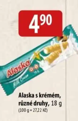 Bala Alaska s krémem nabídka