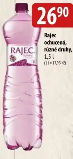 Bala Rajec ochucená nabídka