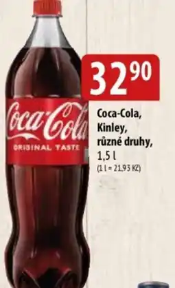 Bala Coca-Cola, Kinley nabídka