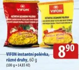 Bala VIFON instantní polévka nabídka