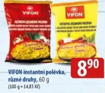 Bala VIFON instantní polévka nabídka