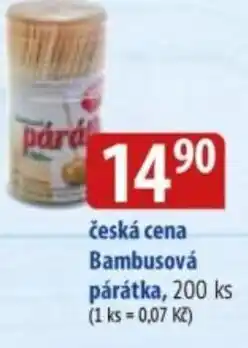 Bala Česká cena Bambusová párátka nabídka