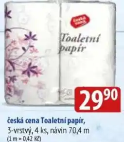 Bala Česká cena Toaletní papír nabídka