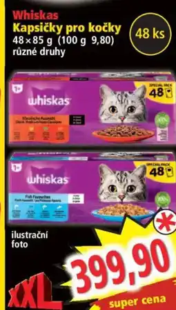 Norma Whiskas Kapsičky pro kočky nabídka