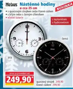 Norma Nástěnné hodiny nabídka