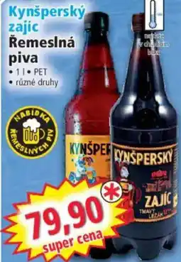 Norma Kynšperský zajíc Řemeslná piva nabídka