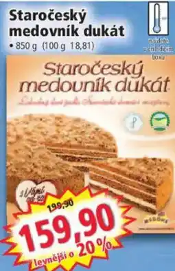 Norma Staročeský medovník dukát nabídka