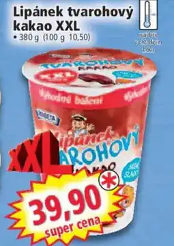 Norma Lipánek tvarohový kakao XXL nabídka