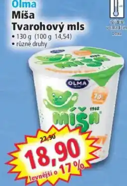 Norma Olma Míša Tvarohový mls nabídka