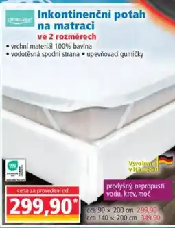 Norma Inkontinenční potah na matraci nabídka