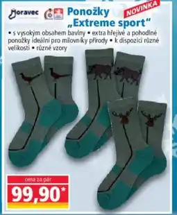 Norma Ponožky ,,Extreme sport" nabídka