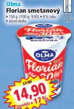 Norma Olma Florian smetanový nabídka