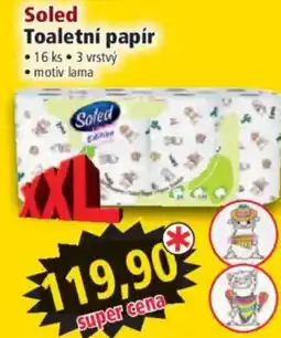 Norma Soled Toaletní papír nabídka