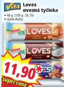 Norma Loves ovesná tyčinka nabídka