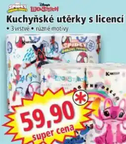Norma Kuchyňské utěrky s licencí nabídka