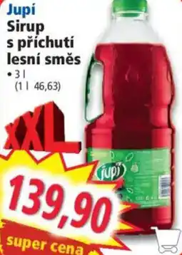 Norma Jupi Sirup s příchutí lesní směs nabídka