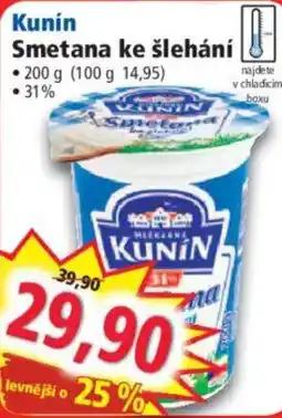 Norma Kunín Smetana ke šlehání nabídka