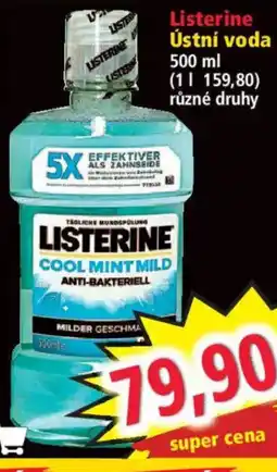 Norma Listerine Ústní voda nabídka