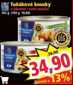 Norma Tuňákové kousky v pikantní / ostré omáčce nabídka