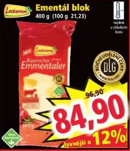 Norma Leckerrom Ementál blok nabídka