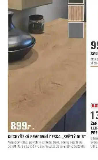 OBI Kuchyňská pracovní deska nabídka