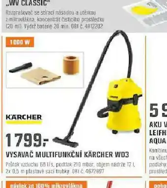 OBI Vysavač multifunkční kärcher nabídka