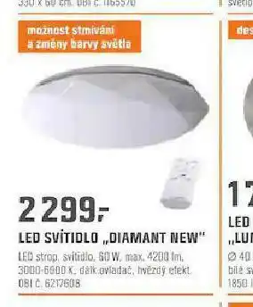 OBI Led svítidlo nabídka