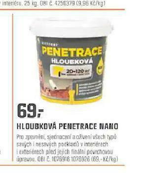 OBI Hloubková penetrace nano nabídka