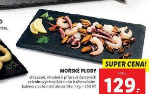 Lidl Mořské plody nabídka