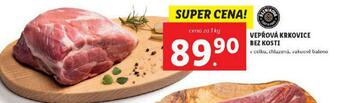 Lidl Vepřová krkovice bez kosti nabídka