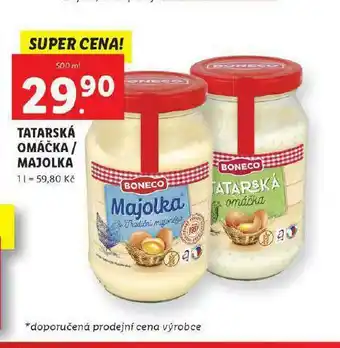 Boneco tatarská omáčka